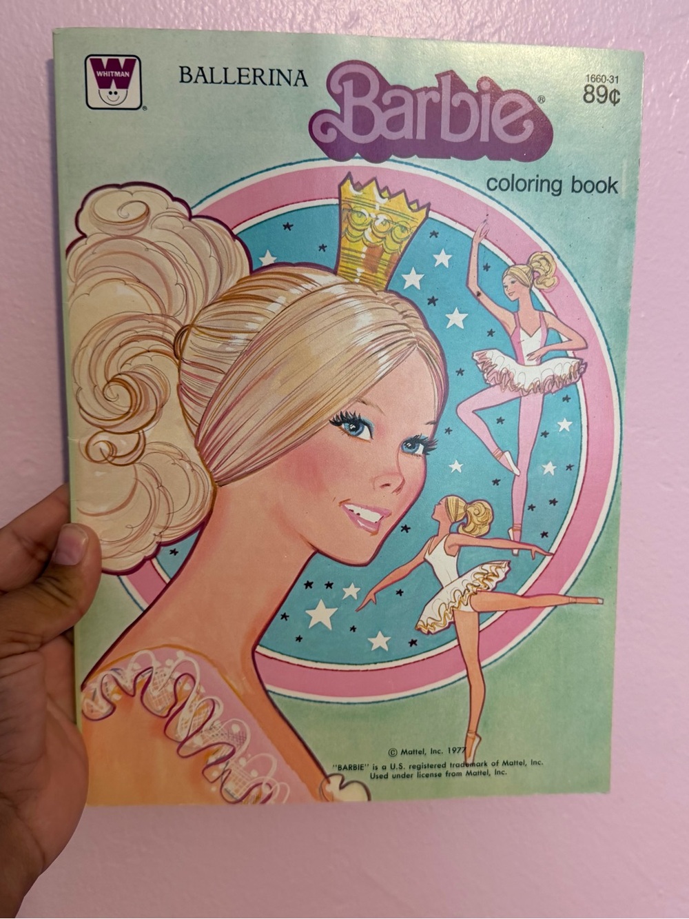 Vintage Barbie Ballerina Coloring Book